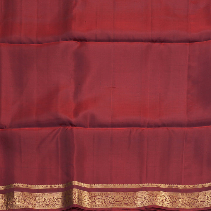 Hayagrivas Maroon Handloom Soft Silk Saree KBF883H4-7