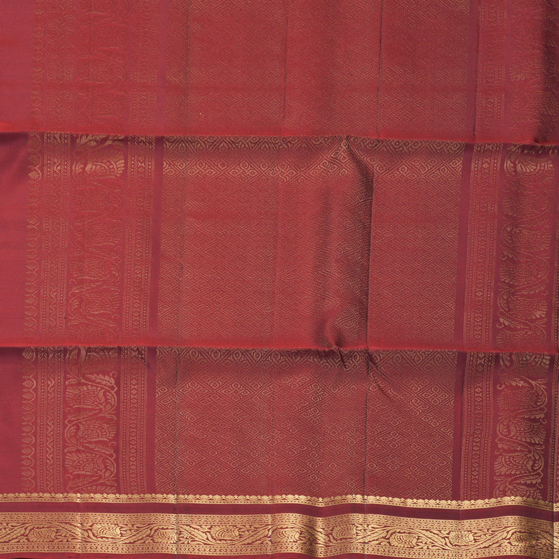 Hayagrivas Maroon Handloom Soft Silk Saree KBF883H4-7