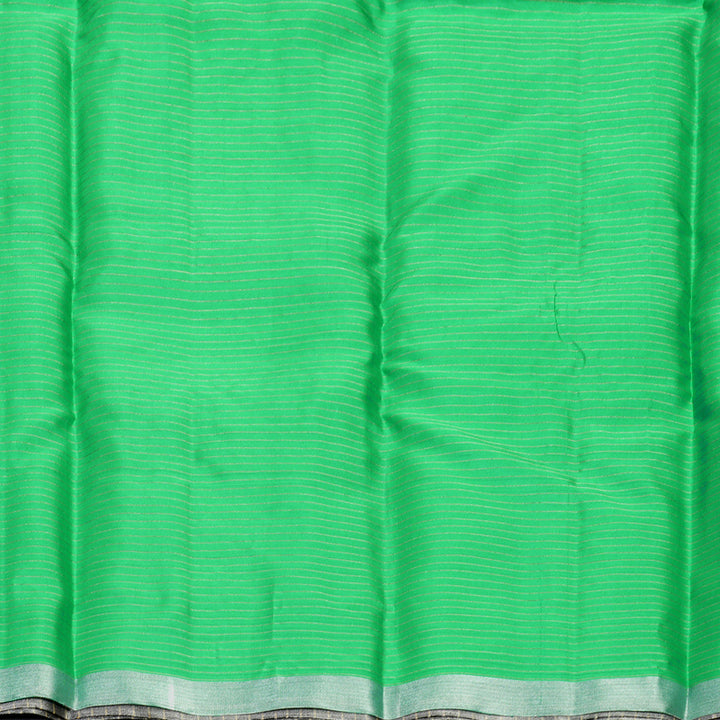 Hayagrivas Dark Brown Handloom Soft Silk Saree KBF883H8-2