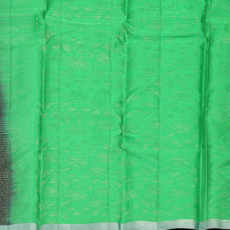 Hayagrivas Dark Brown Handloom Soft Silk Saree KBF883H8-2