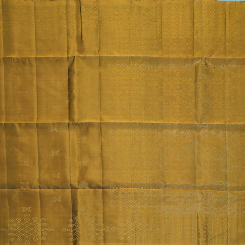 Hayagrivas Honey Mustard Handloom Soft Silk Saree KBF885H15-1
