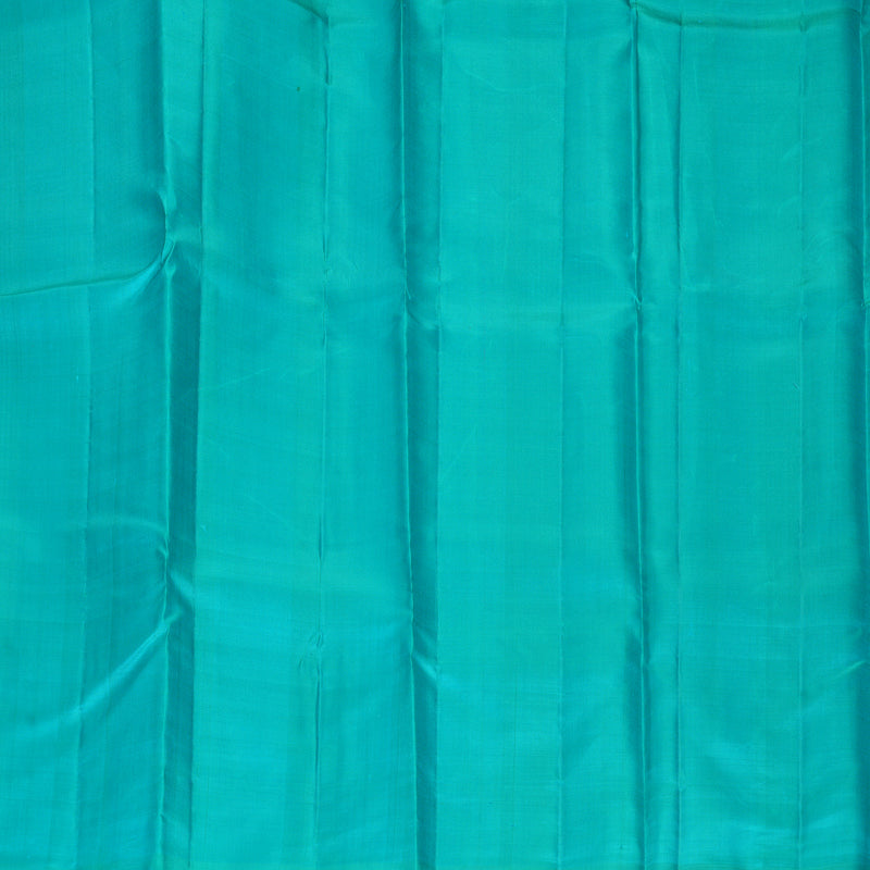 Hayagrivas Handloom Blue-Green Soft Silk Saree KBF885H20-1