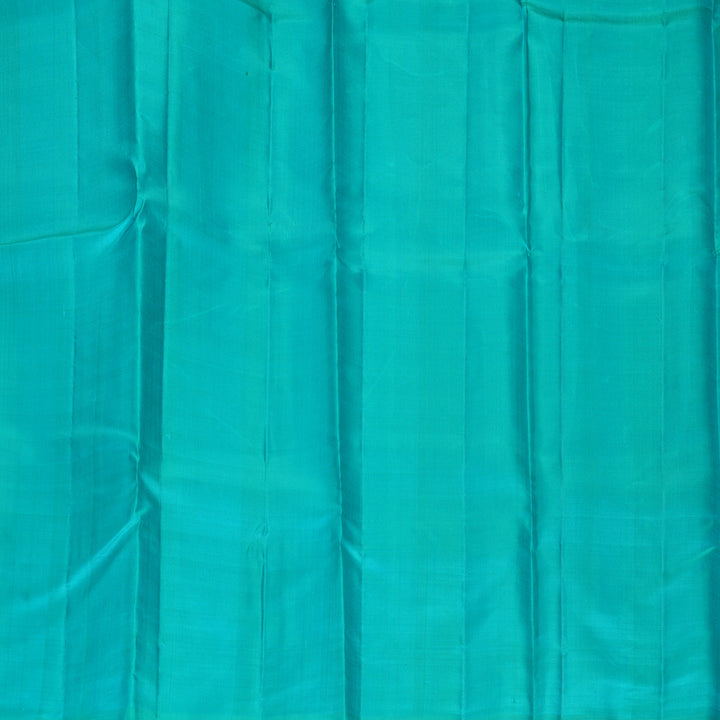 Hayagrivas Handloom Blue-Green Soft Silk Saree KBF885H20-1