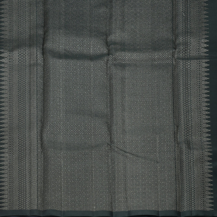 Hayagrivas Black Handloom Soft Silk Saree KBF885H20-2