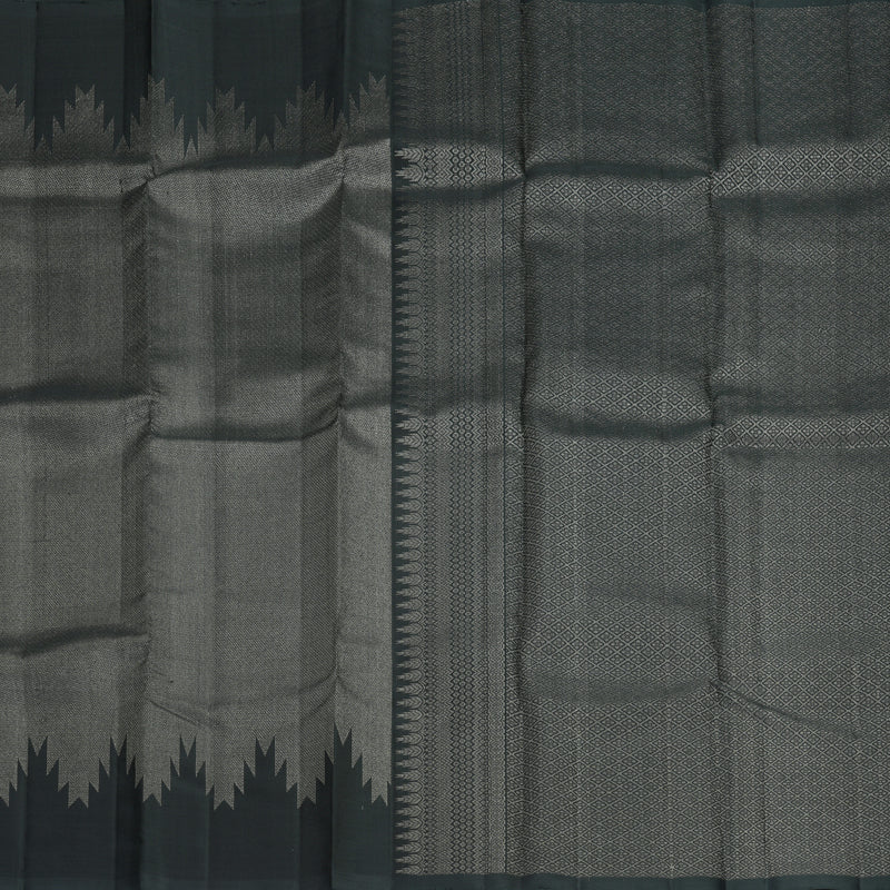 Hayagrivas Black Handloom Soft Silk Saree KBF885H20-2