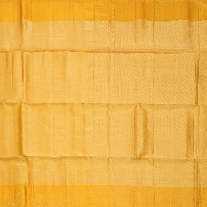 Hayagrivas Mustard Yellow Handloom Soft Silk Saree KBF887H2-2