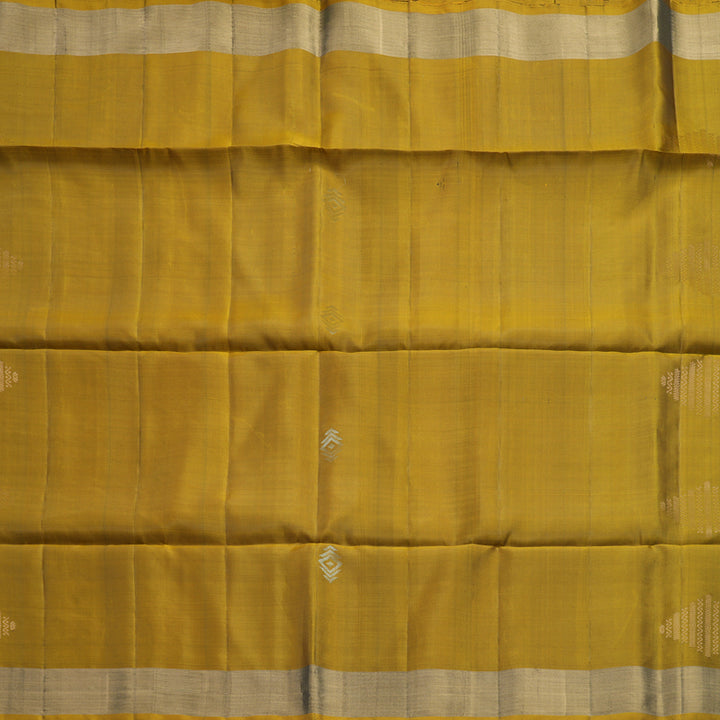 Hayagrivas Honey Mustard Handloom Soft Silk Saree KBF887H3-1