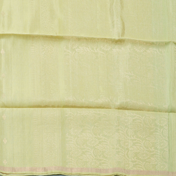 Hayagrivas Pista Green Handloom Soft Silk Saree KBF887H7-6