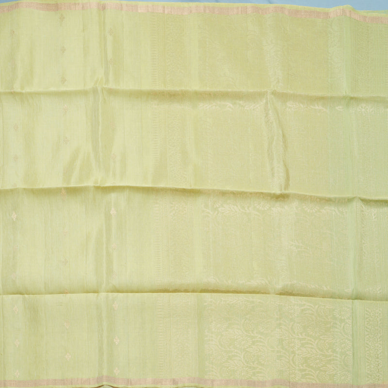 Hayagrivas Pista Green Handloom Soft Silk Saree KBF887H7-6