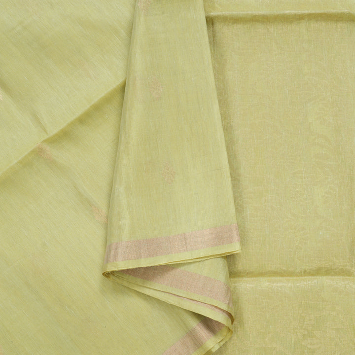 Hayagrivas Pista Green Handloom Soft Silk Saree KBF887H7-6