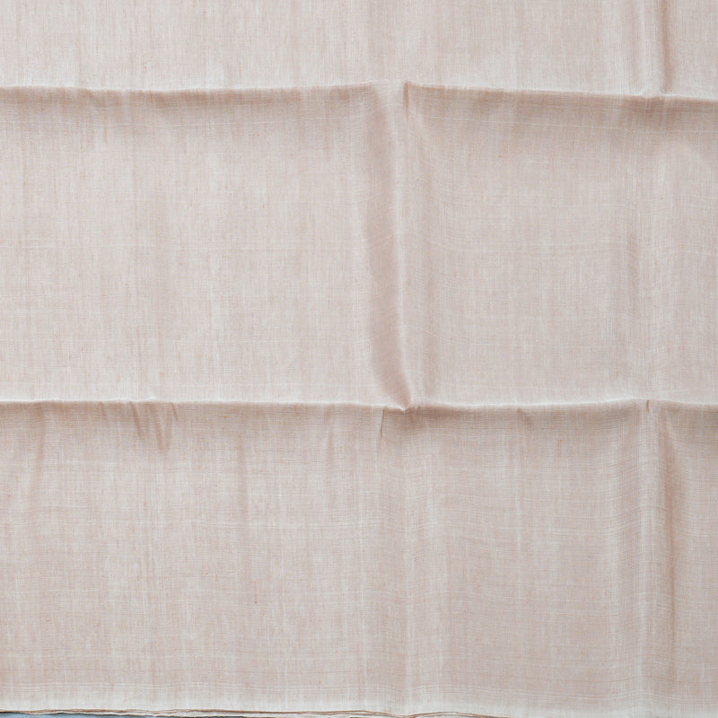 Hayagrivas Creamy Peach Handloom Soft Silk Saree KBF887H7-7
