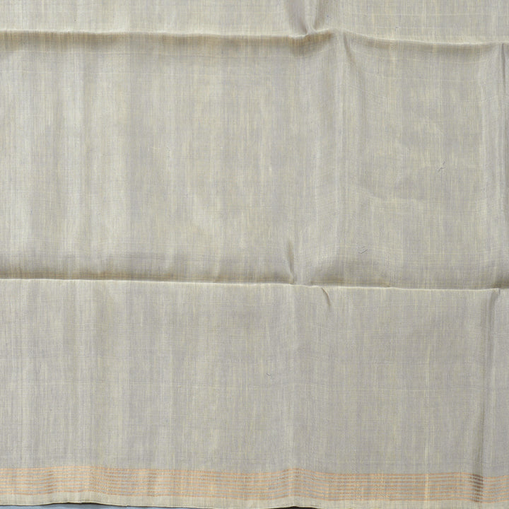 Hayagrivas Light Grey Handloom Soft Silk Saree KBF887H7-9