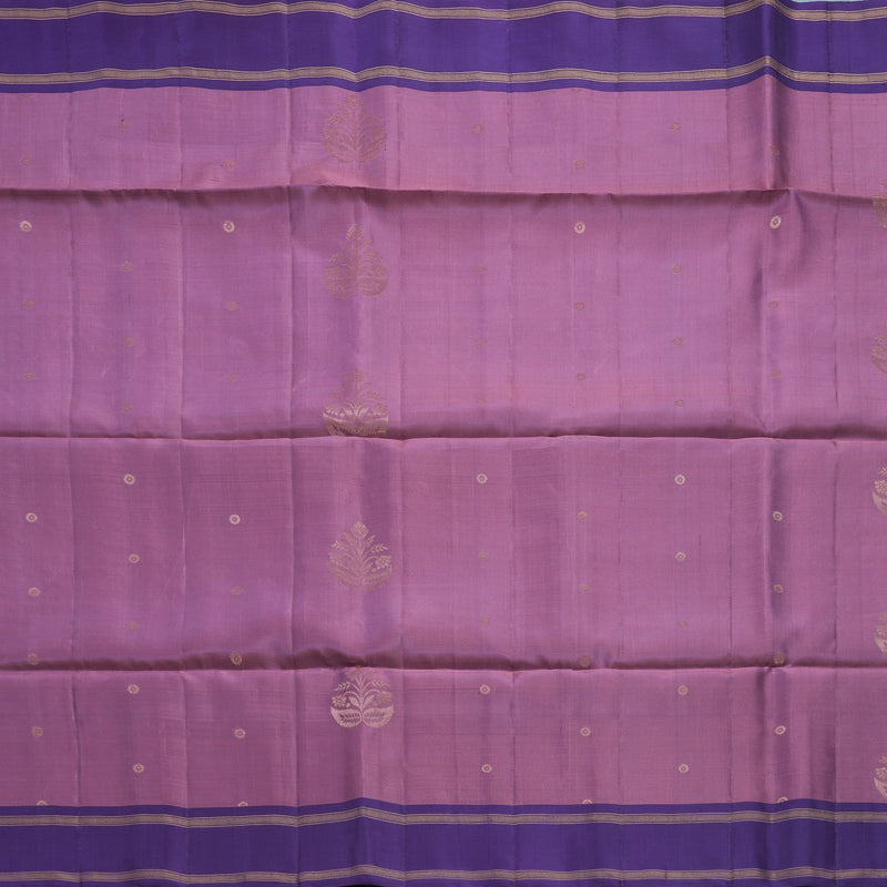 Hayagrivas Mauve Purple Handloom Soft Silk Saree KBF888H1-2