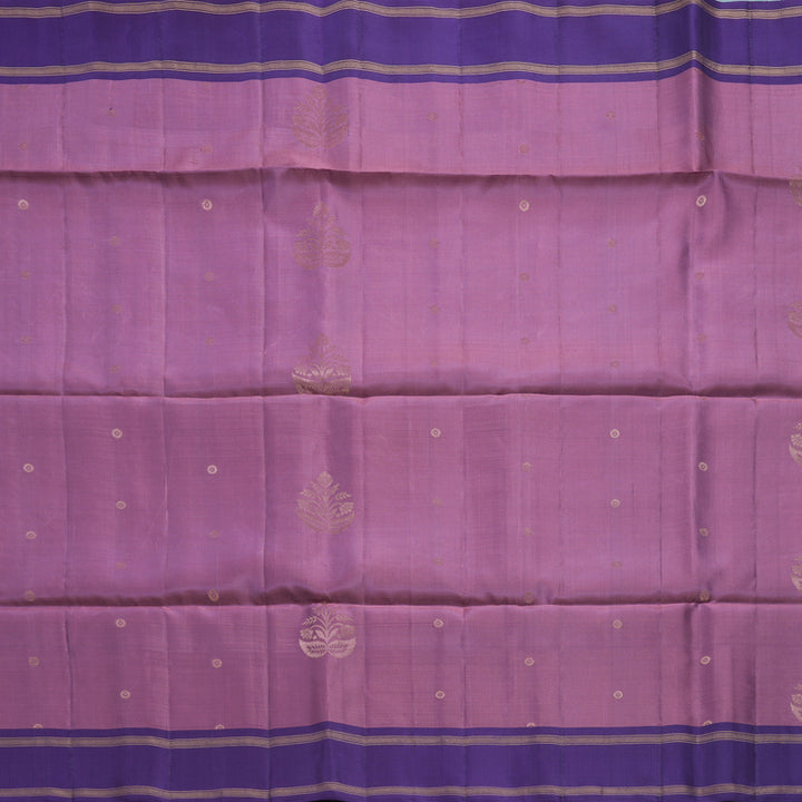 Hayagrivas Mauve Purple Handloom Soft Silk Saree KBF888H1-2