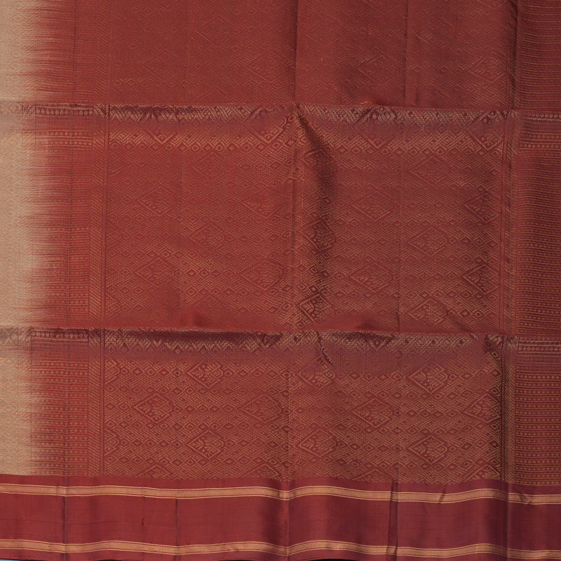 Hayagrivas Biscuit Brown Handloom Soft Silk Saree KBF888H1-4