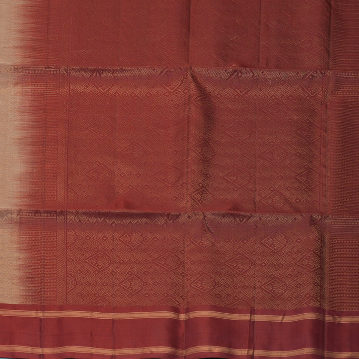 Hayagrivas Biscuit Brown Handloom Soft Silk Saree KBF888H1-4