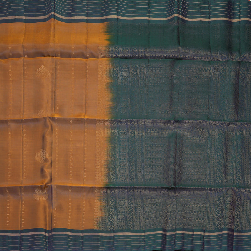 Hayagrivas Rust Orange Handloom Soft Silk Saree KBF888H1-7
