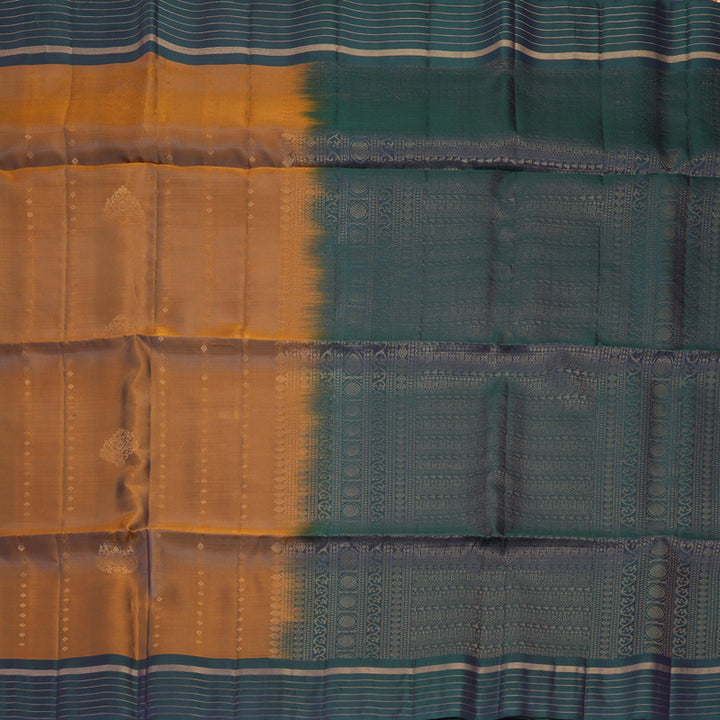 Hayagrivas Rust Orange Handloom Soft Silk Saree KBF888H1-7