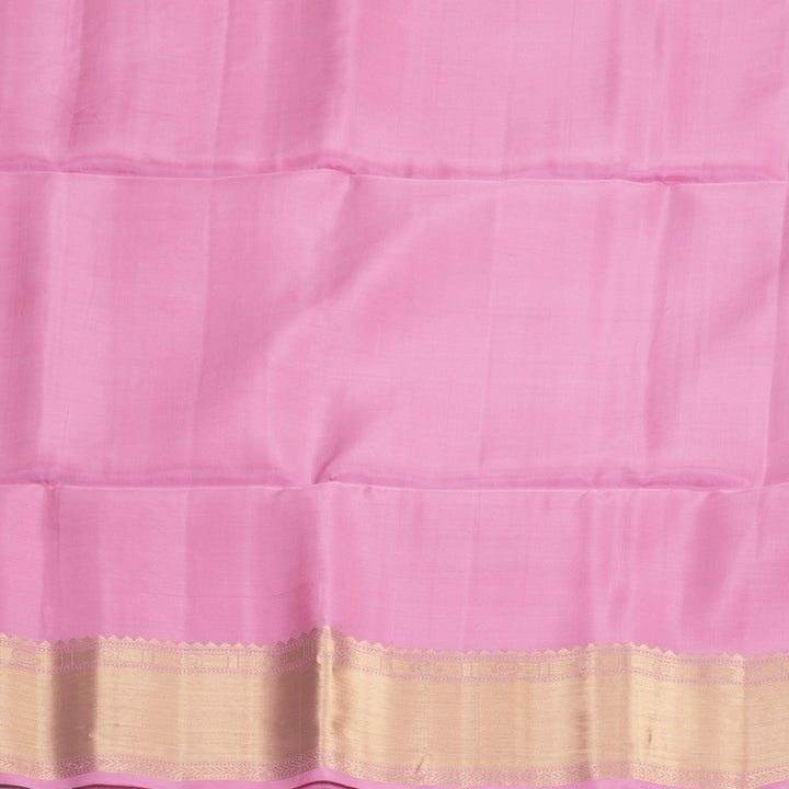 Hayagrivas Baby Pink Handloom Soft Silk Saree KBF888H2-2