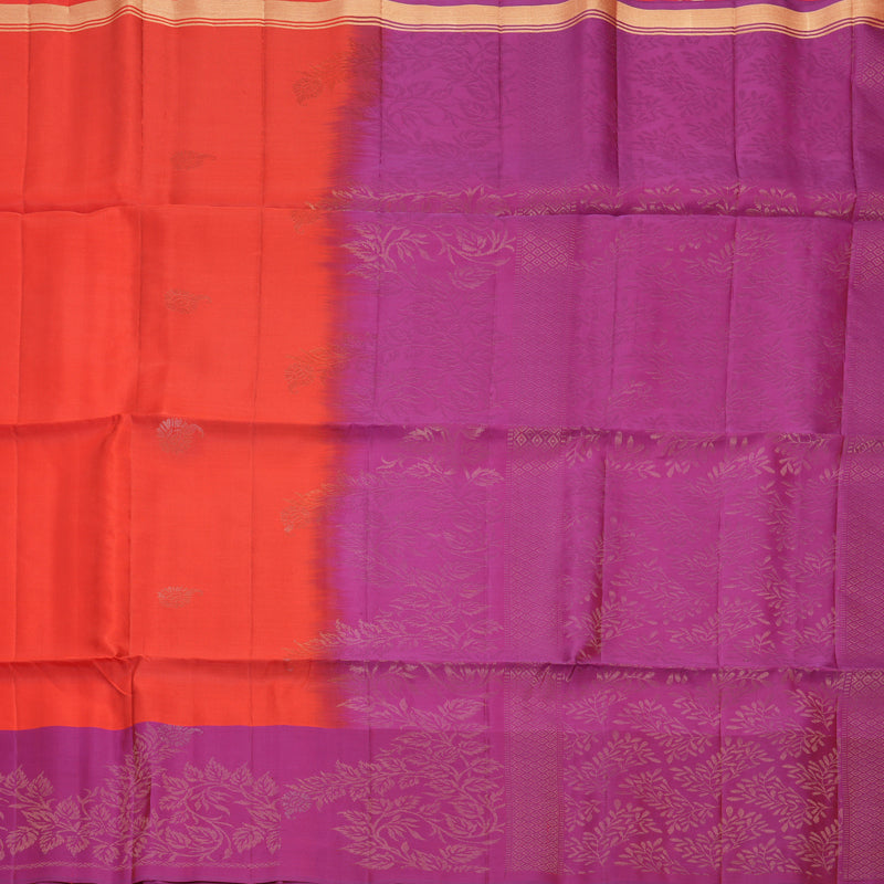 Hayagrivas Red Handloom Soft Silk Saree KBF888H4-3