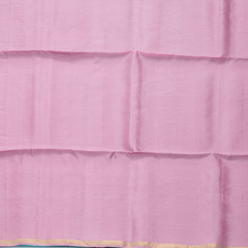 Hayagrivas Sea Blue Handloom Soft Silk Saree KBF888H5-3
