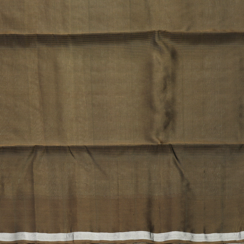 Hayagrivas Silver Grey Handloom Soft Silk Saree KBF889H14-2