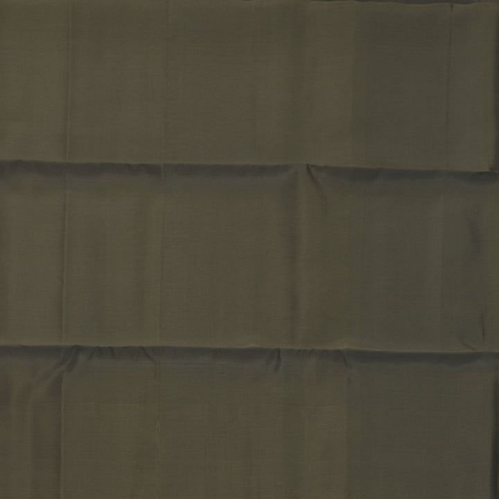 Hayagrivas Peacock Green Handloom Soft Silk Saree KBF889H15-1