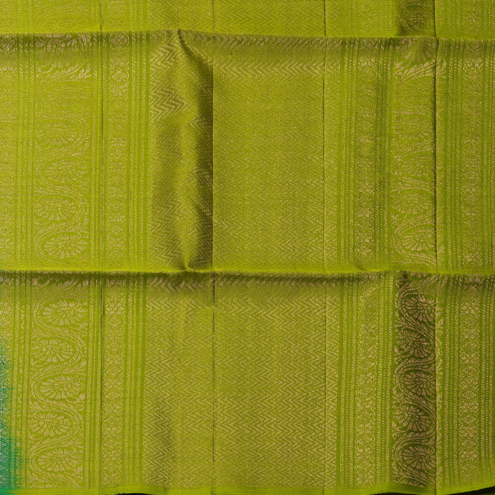 Hayagrivas Aqua Blue Handloom Soft Silk Saree KBF889H16-2