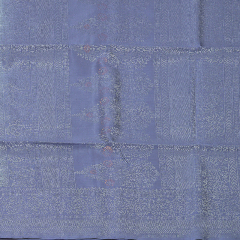 Hayagrivas Grey Handloom Soft Silk Saree KBF889H20-3