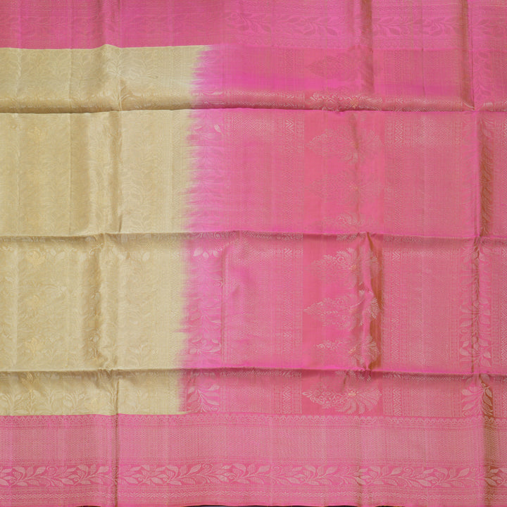 Hayagrivas Cream Handloom Soft Silk Saree KBF889H20-9
