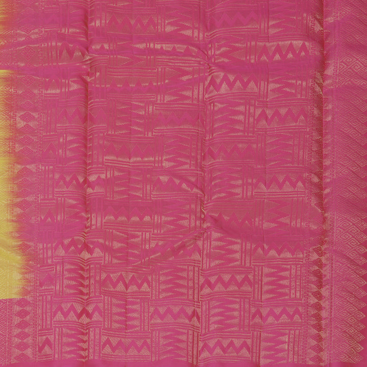 Hayagrivas Golden Orange Handloom Soft Silk Saree KBF892H1-10