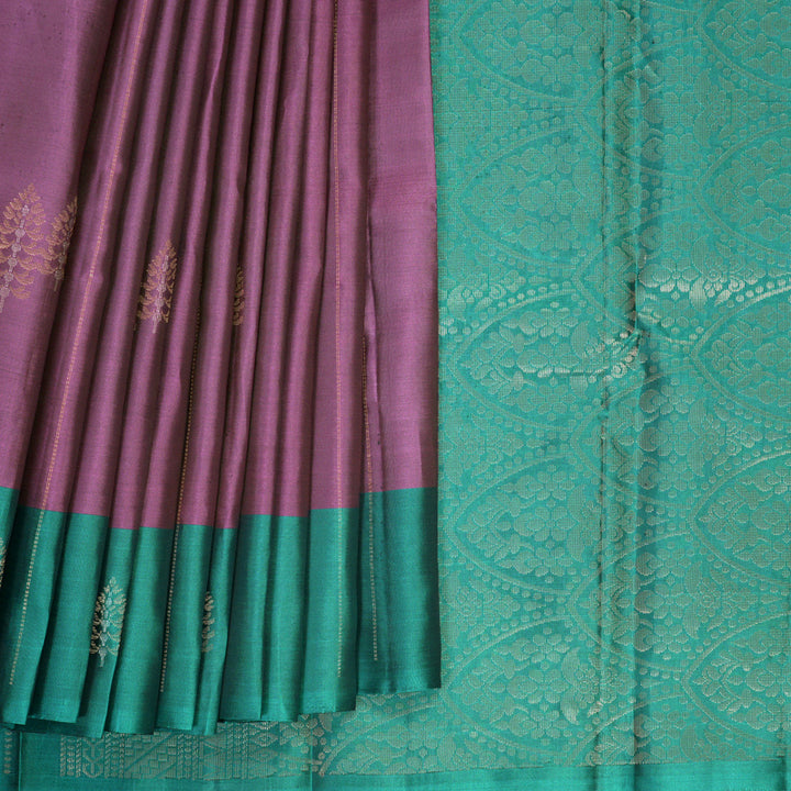 Hayagrivas Magenta Handloom Soft Silk Saree KBF892H1-17