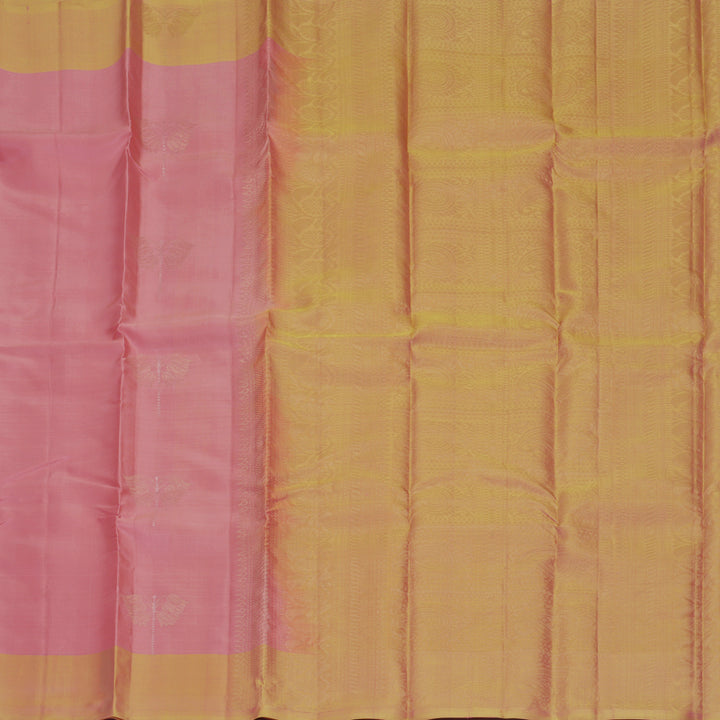 Hayagrivas Bright Pink Handloom Soft Silk Saree KBF892H1-6