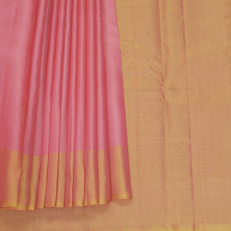 Hayagrivas Bright Pink Handloom Soft Silk Saree KBF892H1-6