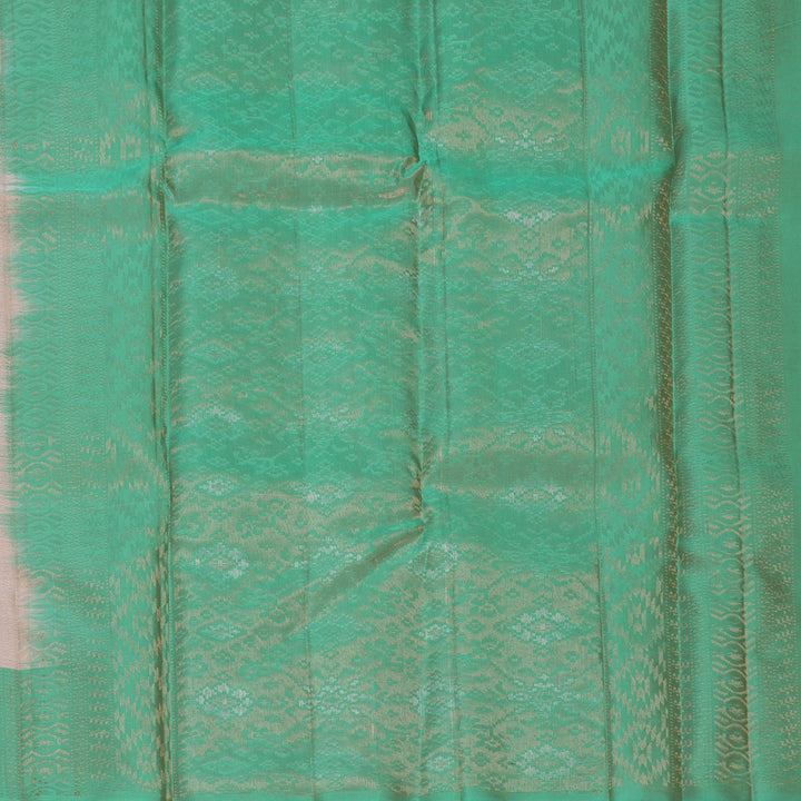 Hayagrivas Cream Handloom Soft Silk Saree KBF892H1-7