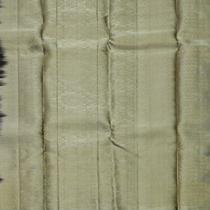 Hayagrivas Black Handloom Soft Silk Saree KBF892H2-1