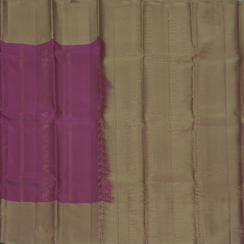 Hayagrivas Purple Handloom Soft Silk Saree KBF892H3-4