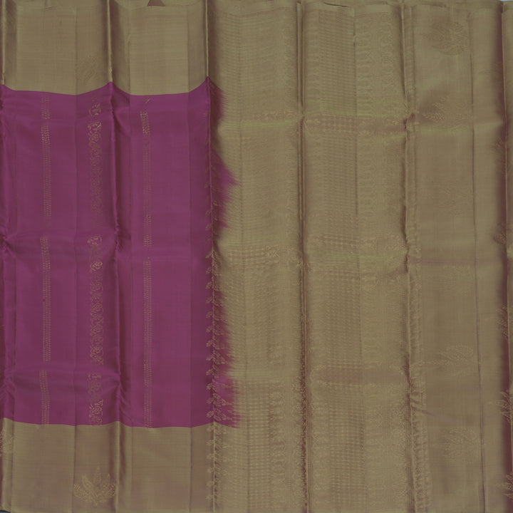 Hayagrivas Purple Handloom Soft Silk Saree KBF892H3-4