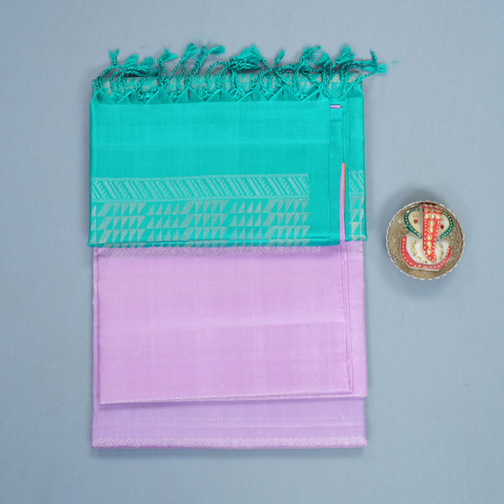 Hayagrivas Lilac Handloom Soft Silk Saree KBF892H5-1