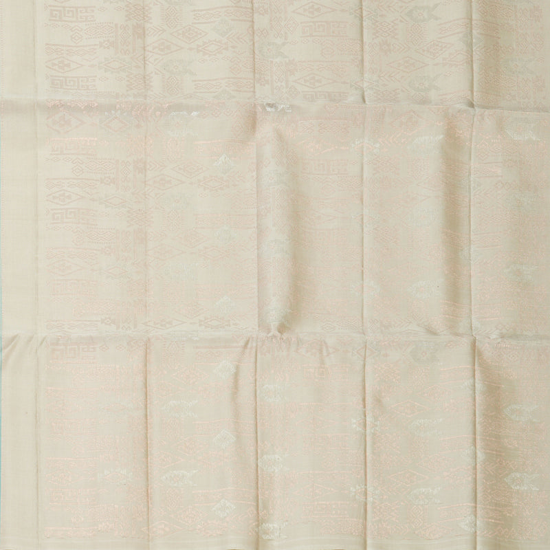 Hayagrivas Greige Handloom Soft Silk Saree KBF892H7-2