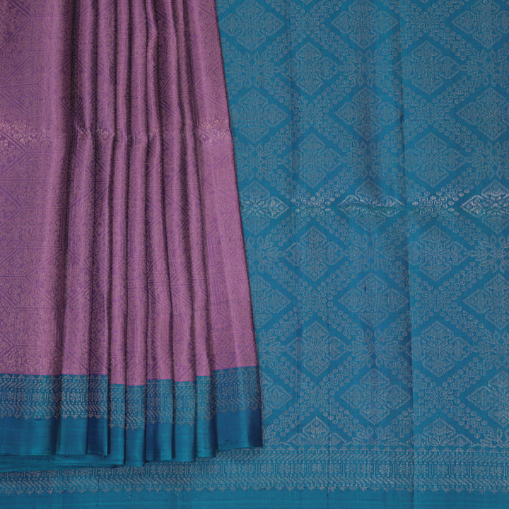Hayagrivas Lavender Handloom Soft Silk Saree KBF892H8-15