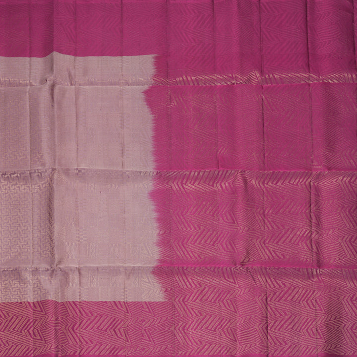 Hayagrivas Rosewood Pink Handloom Soft Silk Saree KBF892H8-6