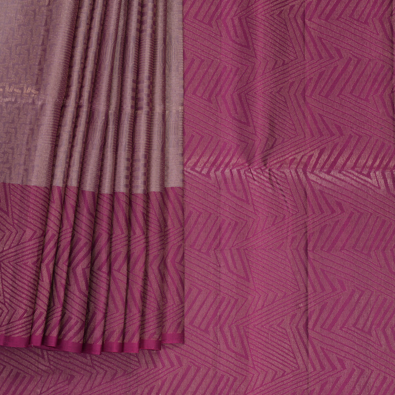 Hayagrivas Rosewood Pink Handloom Soft Silk Saree KBF892H8-6