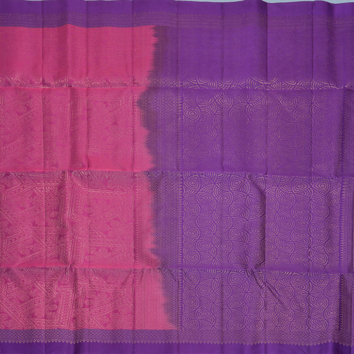 Hayagrivas Magenta Handloom Soft Silk Saree KBF892H8-9