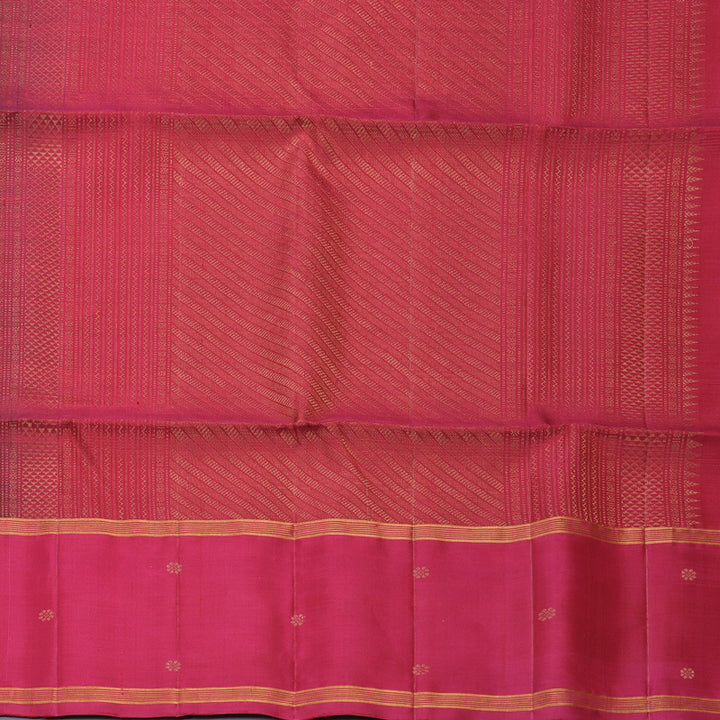 Hayagrivas Black Handloom Soft Silk Saree KBF901H3-1