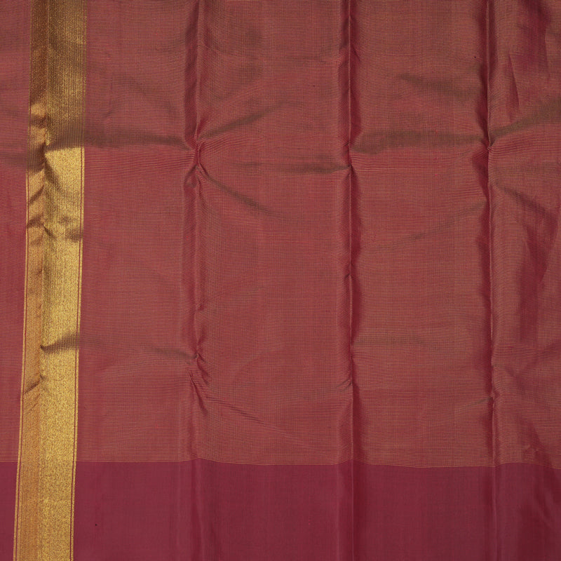 Hayagrivas Handloom Wine Maroon Kanjivaram Silk Saree KBF904H3-1