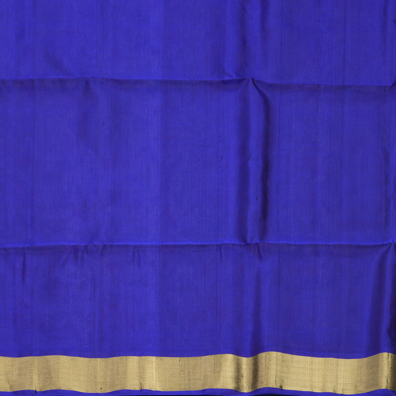Hayagrivas White Handloom Ikkat Soft Silk Saree KBF909H1-12