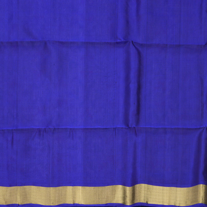 Hayagrivas White Handloom Ikkat Soft Silk Saree KBF909H1-12