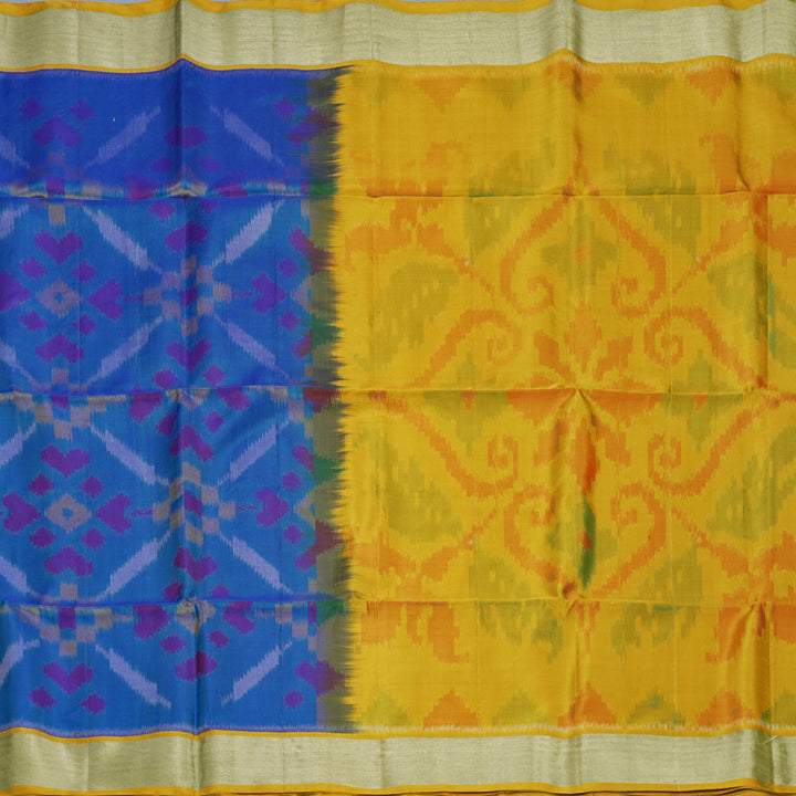 Hayagrivas Aqua Blue Handloom Soft Silk Saree KBF909H1-15