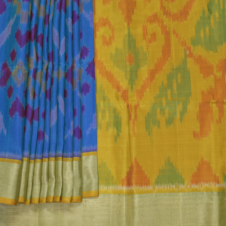 Hayagrivas Aqua Blue Handloom Soft Silk Saree KBF909H1-15